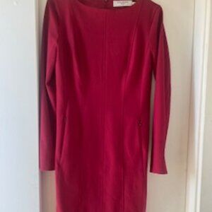 MM Lafleur New York Dress Size 0 in Crimson/Maroon